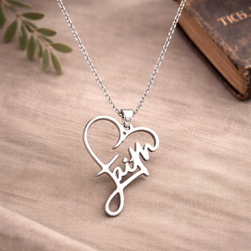 Faith Heart Necklace